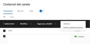 Come rimuovere un video da Youtube