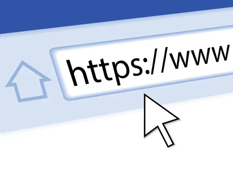 Barra Degli Indirizzi Del Browser Con La Scritta